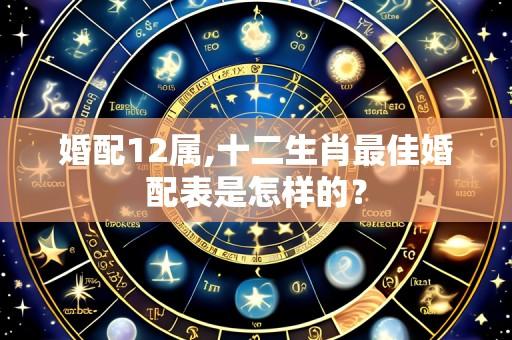 婚配12属,十二生肖最佳婚配表是怎样的?