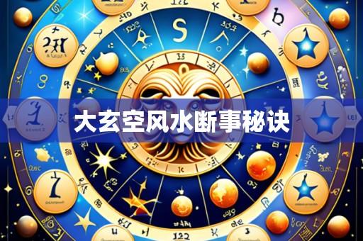 大玄空风水断事秘诀