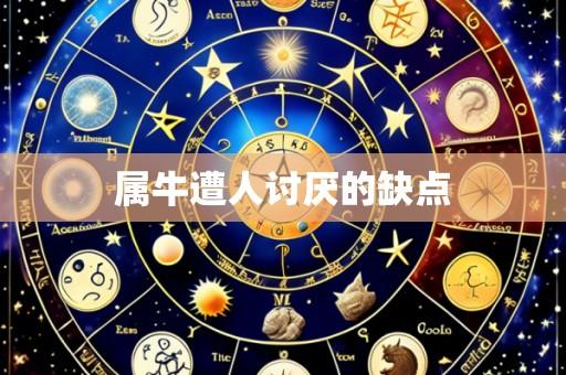 属牛遭人讨厌的缺点