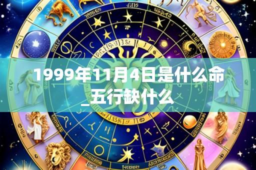 1999年11月4日是什么命_五行缺什么