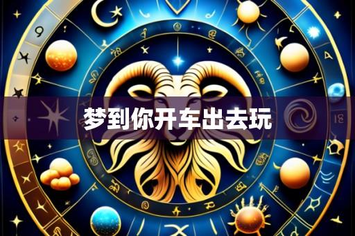 梦到你开车出去玩