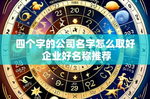 四个字的公司名字怎么取好 企业好名称推荐