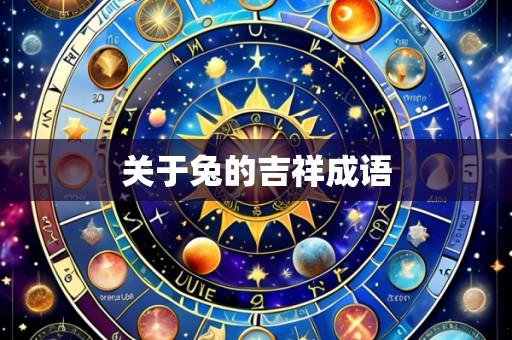 关于兔的吉祥成语