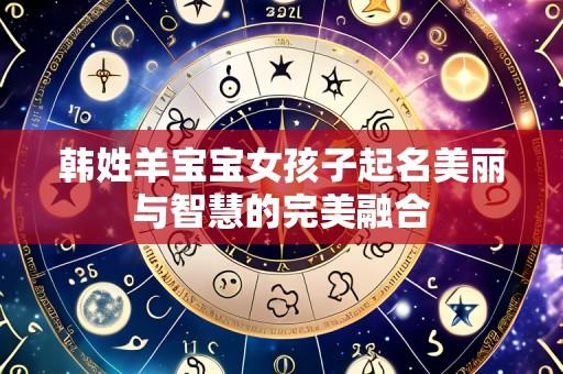 韩姓羊宝宝女孩子起名美丽与智慧的完美融合
