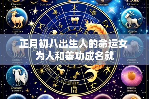 正月初八出生人的命运女 为人和善功成名就
