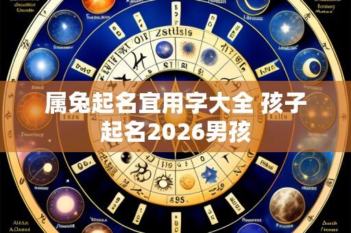 属兔起名宜用字大全 孩子起名2026男孩