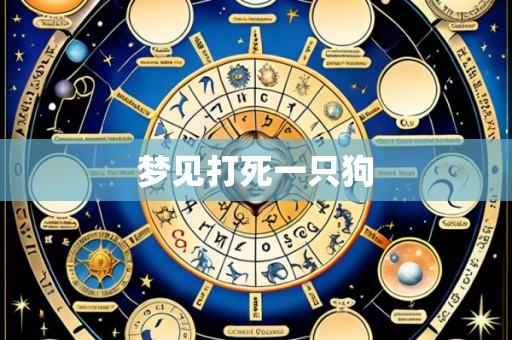 梦见打死一只狗