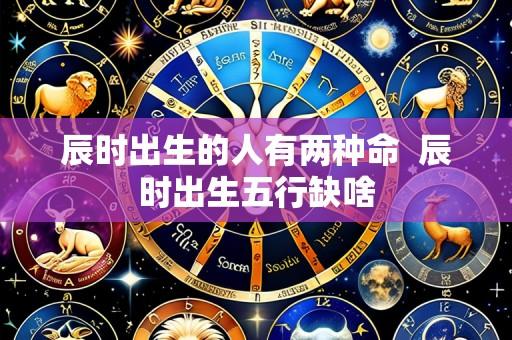 辰时出生的人有两种命  辰时出生五行缺啥