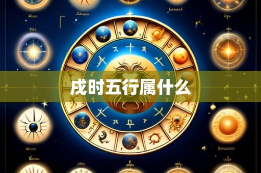 戌时五行属什么