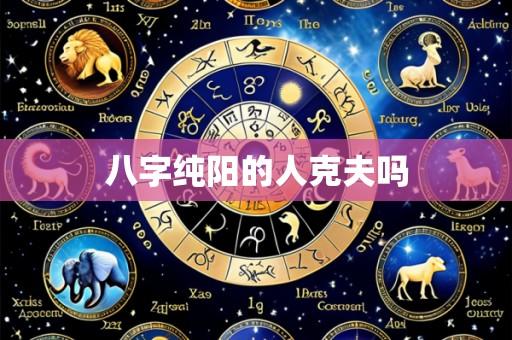八字纯阳的人克夫吗