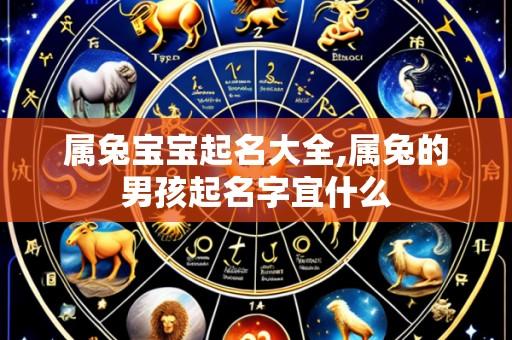 属兔宝宝起名大全,属兔的男孩起名字宜什么