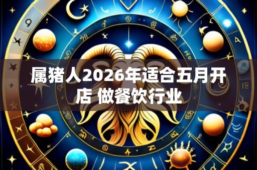 属猪人2026年适合五月开店 做餐饮行业