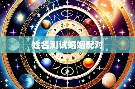 姓名测试婚姻配对