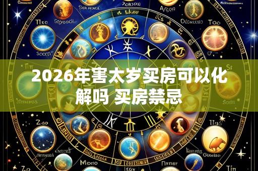 2026年害太岁买房可以化解吗 买房禁忌