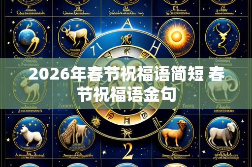 2026年春节祝福语简短 春节祝福语金句