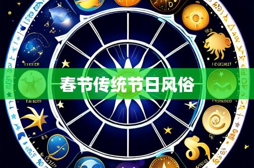春节传统节日风俗