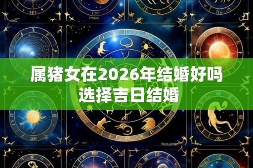 属猪女在2026年结婚好吗 选择吉日结婚