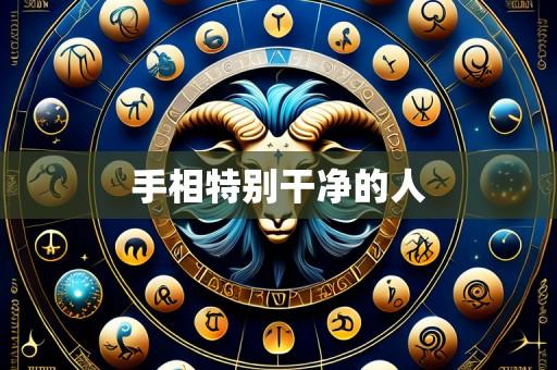 手相特别干净的人