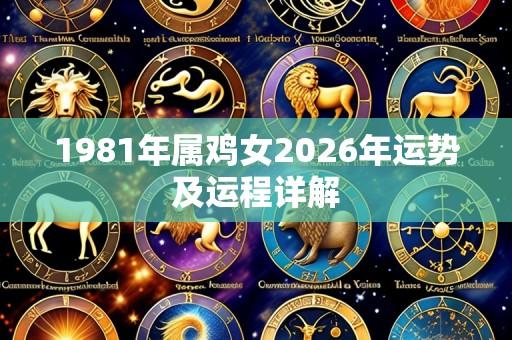 1981年属鸡女2026年运势及运程详解