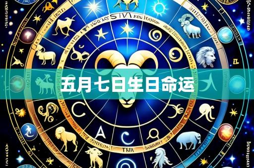 五月七日生日命运