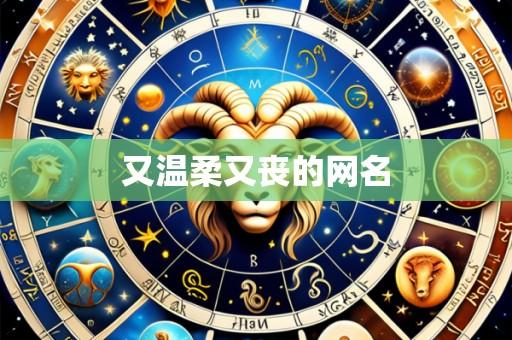 又温柔又丧的网名