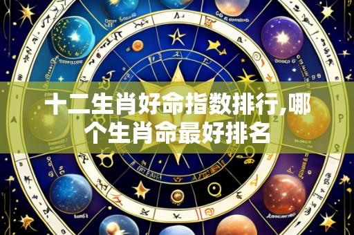 十二生肖好命指数排行,哪个生肖命最好排名