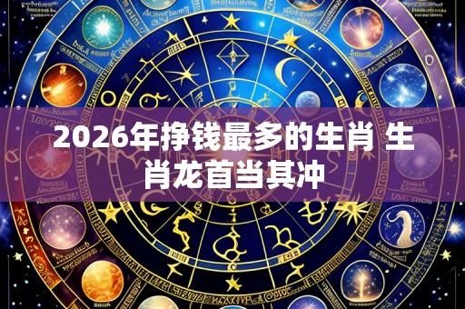 2026年挣钱最多的生肖 生肖龙首当其冲