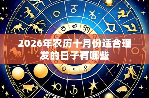 2026年农历十月份适合理发的日子有哪些