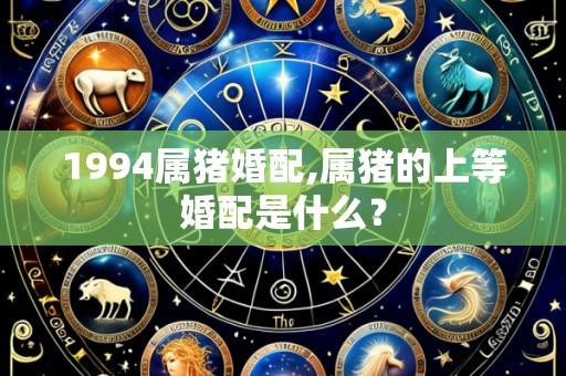 1994属猪婚配,属猪的上等婚配是什么?