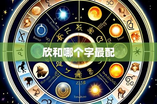 欣和哪个字最配