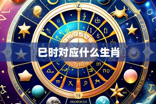 巳时对应什么生肖