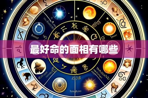 最好命的面相有哪些