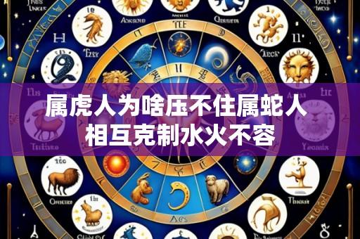 属虎人为啥压不住属蛇人 相互克制水火不容