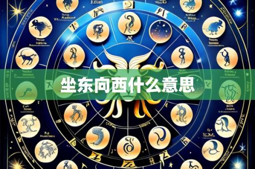 坐东向西什么意思