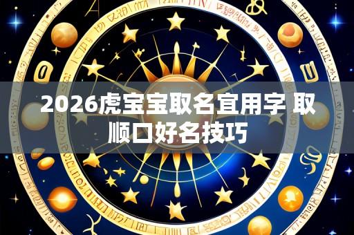2026虎宝宝取名宜用字 取顺口好名技巧