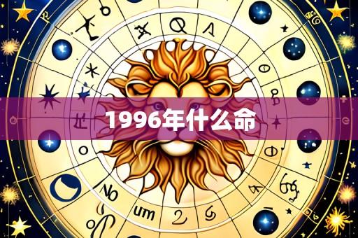 1996年什么命