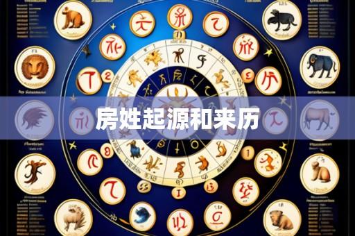 房姓起源和来历