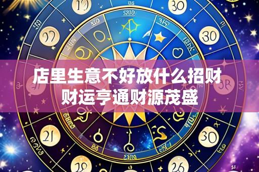 店里生意不好放什么招财 财运亨通财源茂盛