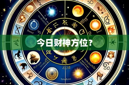 今日财神方位?