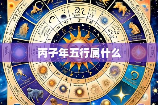丙子年五行属什么