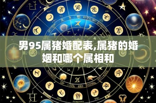 男95属猪婚配表,属猪的婚姻和哪个属相和