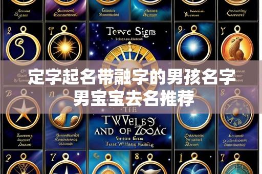 定字起名带融字的男孩名字 男宝宝去名推荐