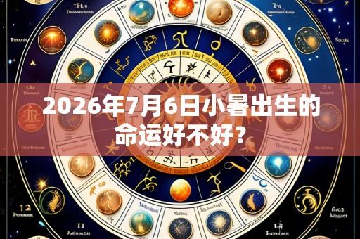 2026年7月6日小暑出生的命运好不好?