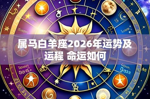 属马白羊座2026年运势及运程 命运如何