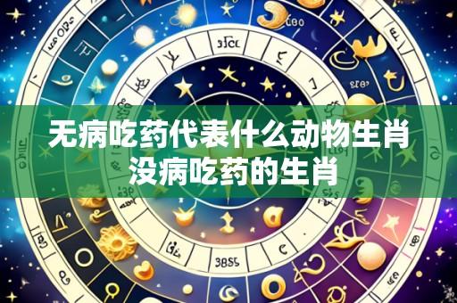 无病吃药代表什么动物生肖 没病吃药的生肖