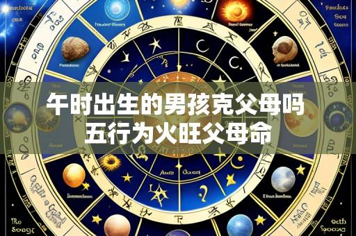午时出生的男孩克父母吗 五行为火旺父母命