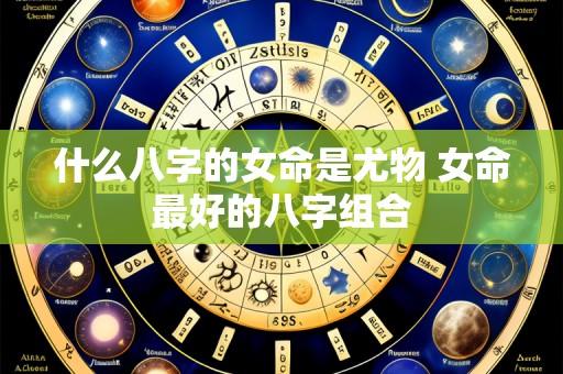 什么八字的女命是尤物 女命最好的八字组合