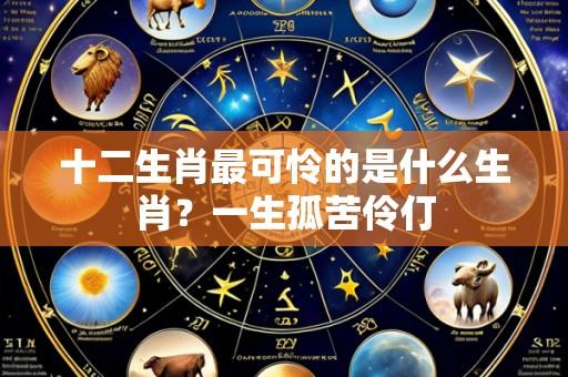 十二生肖最可怜的是什么生肖?一生孤苦伶仃