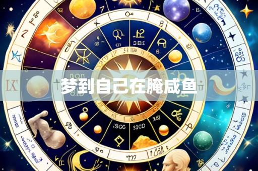 梦到自己在腌咸鱼