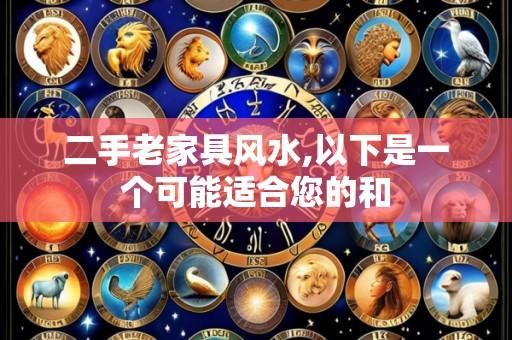 二手老家具风水,以下是一个可能适合您的和